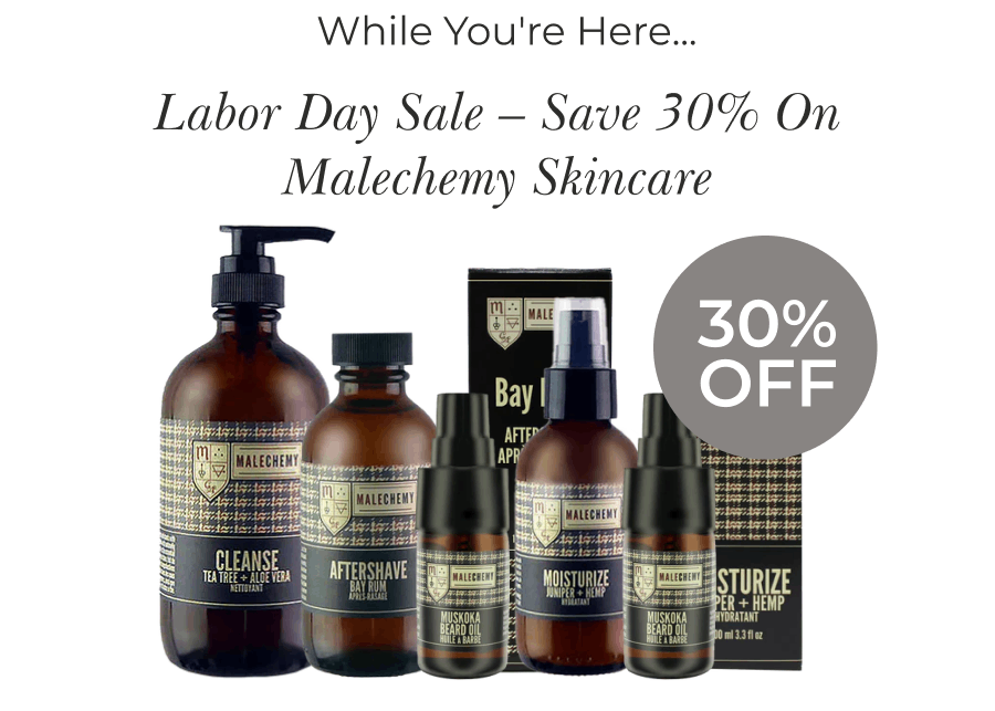 Labor Day Sale – Save 30% On Malechemy Skincare