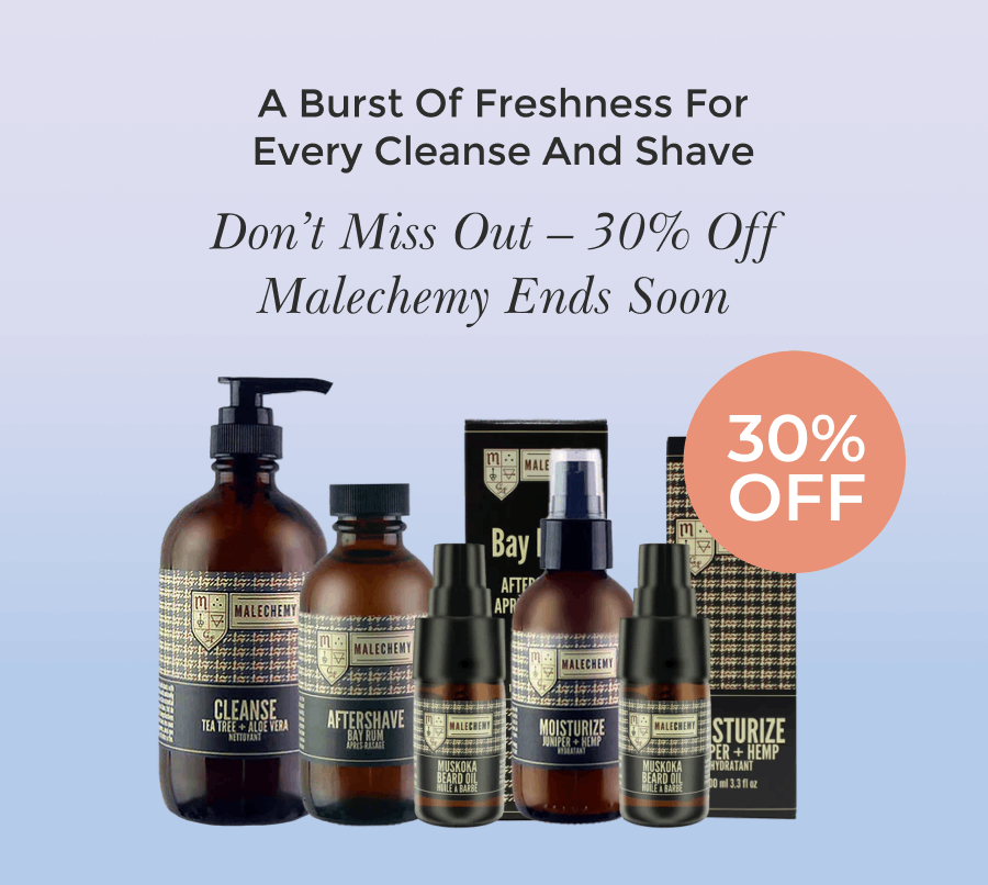 Labor Day Sale – Save 30% On Malechemy Skincare